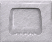 cultured marble soap dish